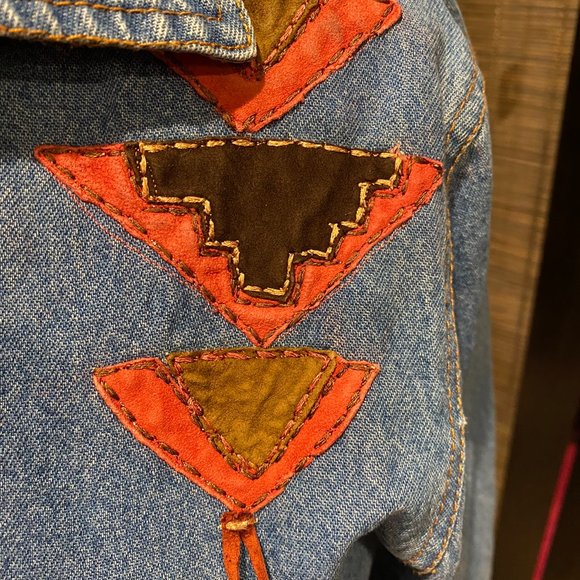 Appliqued Jean Jacket* - Picture 3 of 6